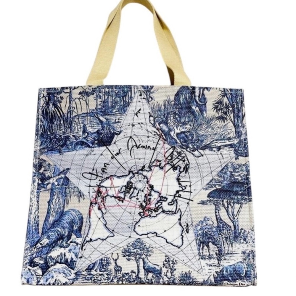 NWT Dior Around the World Book Tote